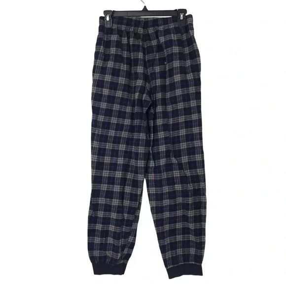 NORDSTROM MEN’S SHOP FLANNEL PAJAMA PANTS SMALL TAPERED LOUNGEWEAR BOTTOMS - Picture 3 of 7